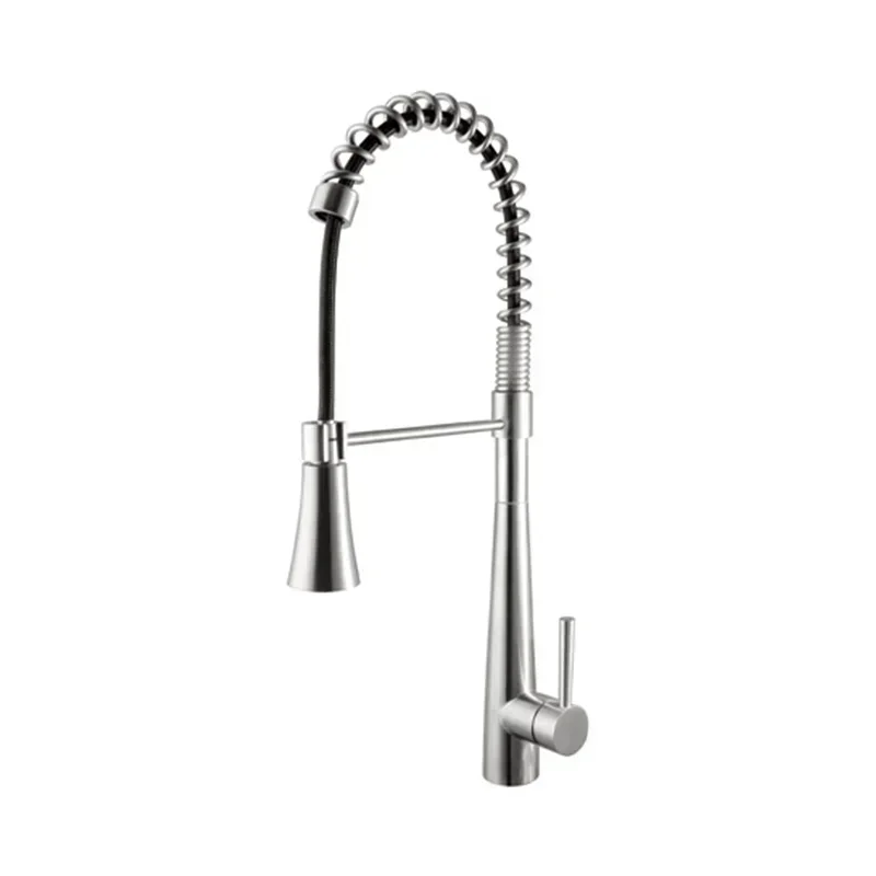 YYHC-360 Rotating China Hot Cold Kitchen Faucet With Pull Down Sprayer