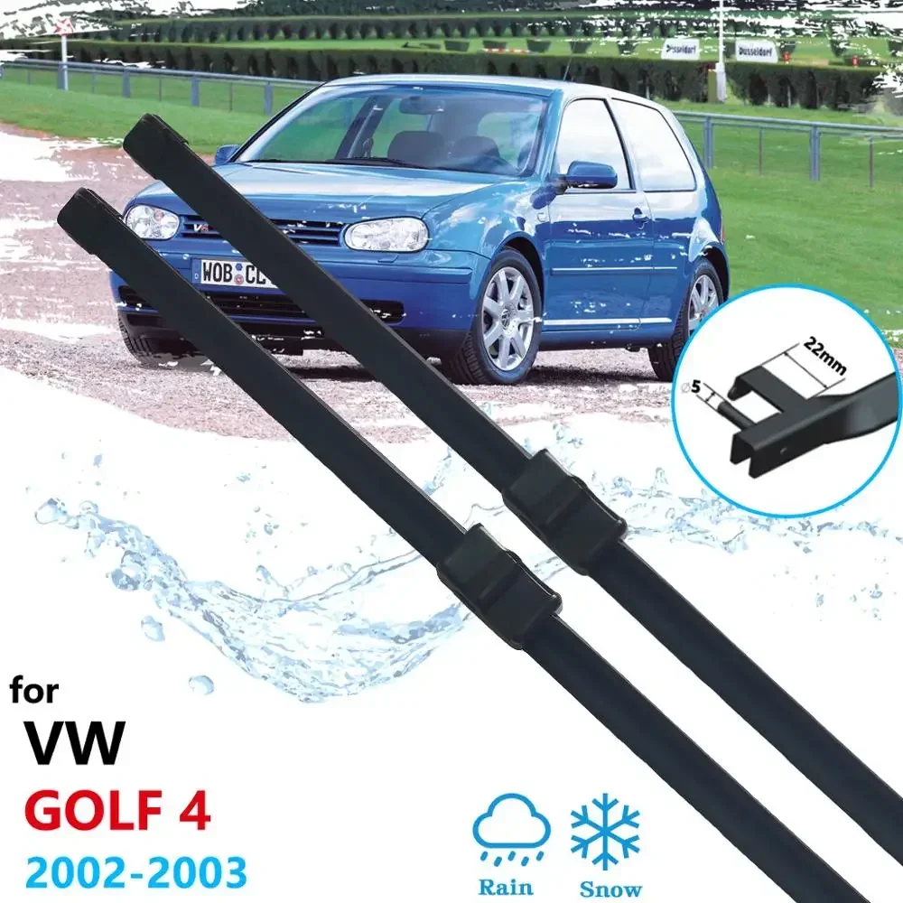 For Volkswagen VW Golf 4 MK4 2002 2003 1J Front Windscreen Windshield  Brushes Washer Car Accessories Stickers Car Wiper Blades