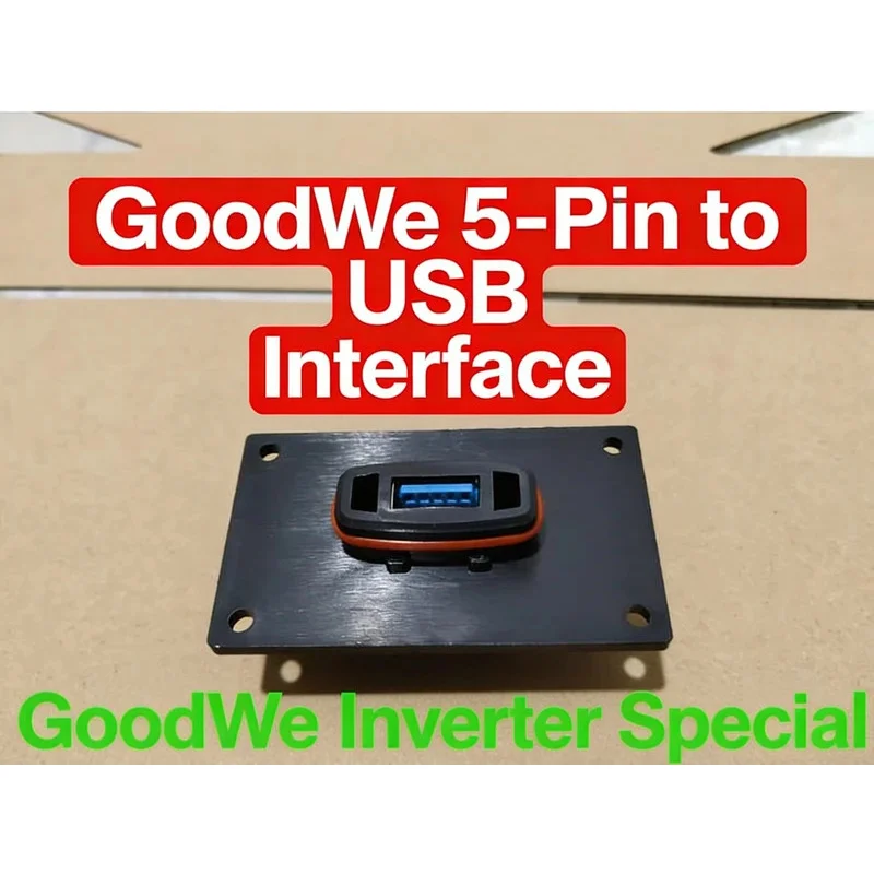 Inverter WIFI Adapter: 5-Pin to USB Inteace, Data Logger Dongle for GoodWe Power Technology