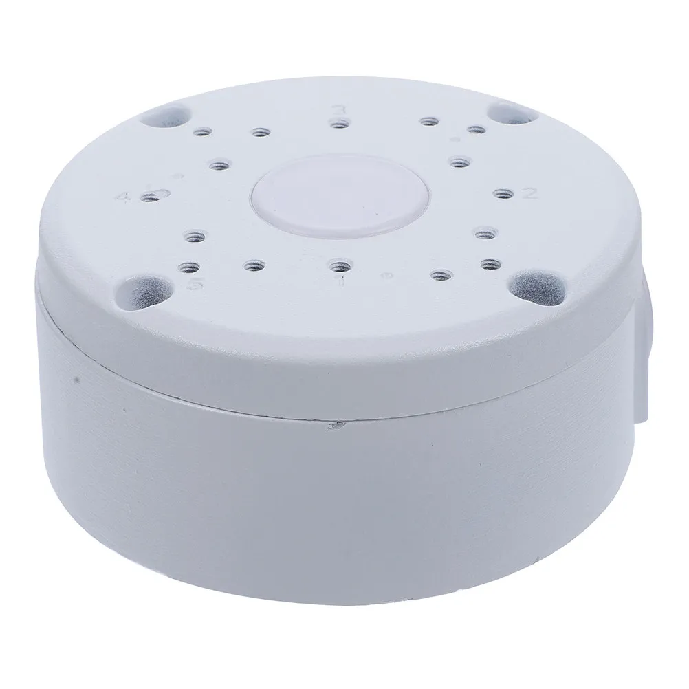Outdoor Security Camera Junction Box Aluminum Alloy Weatherproof Enclosure for Dome Cameras Cable Management Ceiling Wall Mount