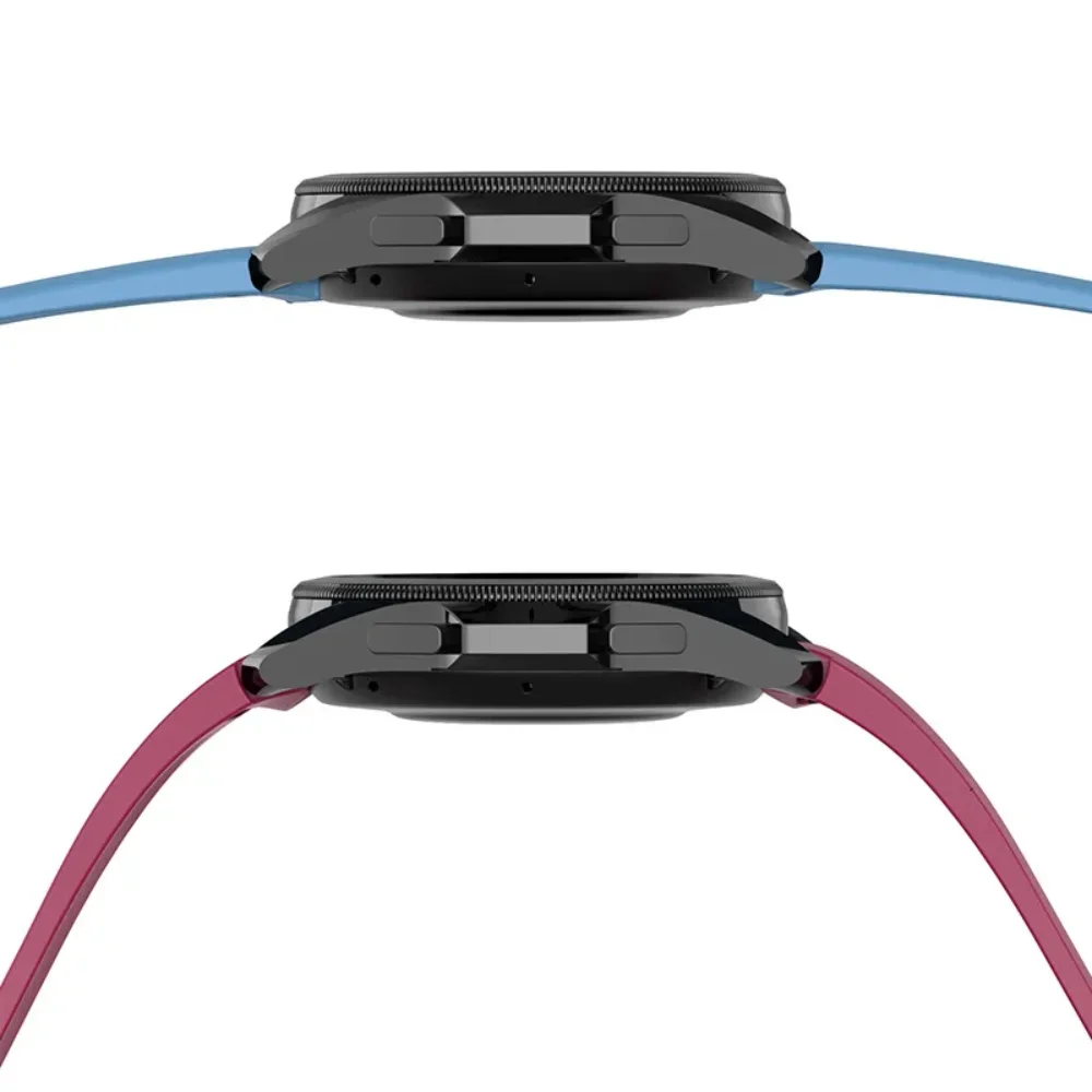 20 مللي متر لا فجوة سيليكون الفرقة لساعة سامسونج جالاكسي 5 برو 45 مللي متر 6 4 الكلاسيكية المغناطيسي مشبك Correa غالاكسي ساعة 7 6 5 4 44 مللي متر 40 مللي متر