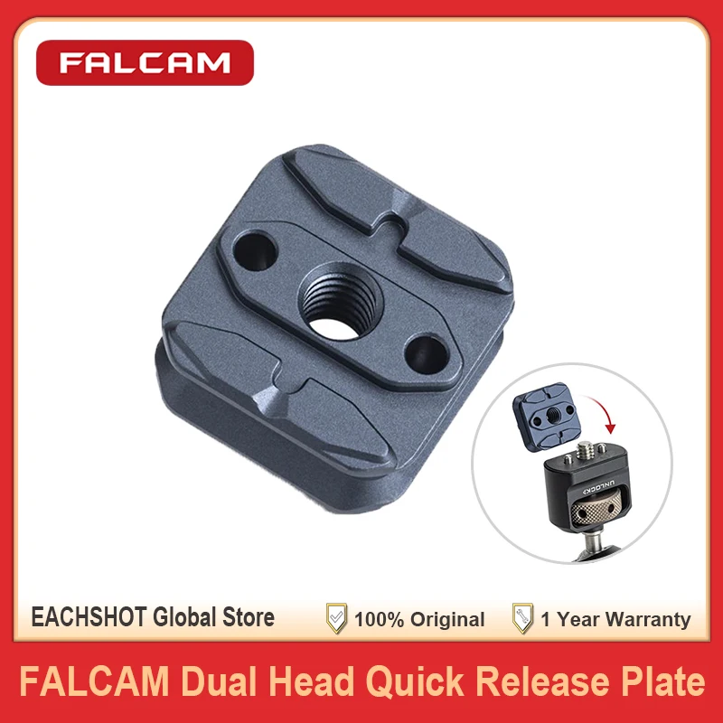 FALCAM F22 Dual Head Quick Release Plate Aluminum Alloy 1/4\