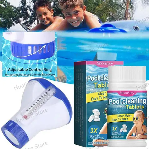 수영장 청소 플로팅 살균기, 화학 염소 디펜서 자동 투여, 정제 물 소독 청정기 Best5