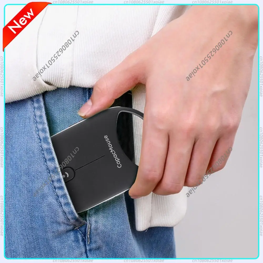 

Бесшумная мышь с 3 режимами подключения (BT 5.2/2.4G/USB), миниатюрная емкостная мышь, ультратонкая беспроводная компьютерная мышь с USB-приемником, 4 регулируемых уровня DPI