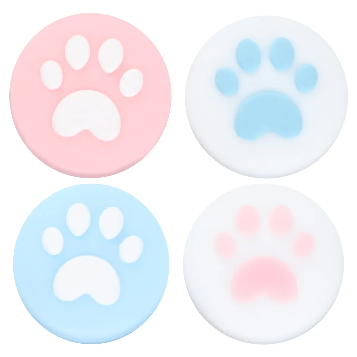 4Pcs Silicone Joystick Protective Cap for Controller Thumbstick Grip Button Cover Skin Dust Abrasion Resistant Smooth