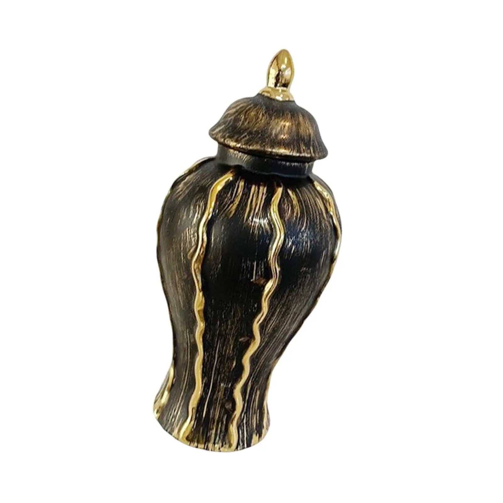 

Ceramic Vase Collectible Porcelain Ginger Jar Storage Canister Temple Jar for Office Bedroom Living Room Party Housewarming Gift