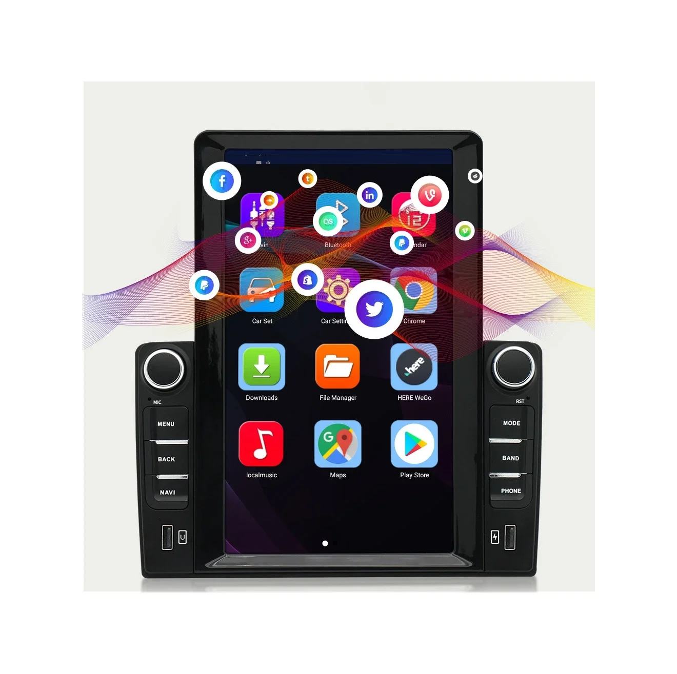 New Product Hot Sale Android Car Multimedia Player Car Tape Mp3 Player Touch Screen Android Mp5 Player For Car