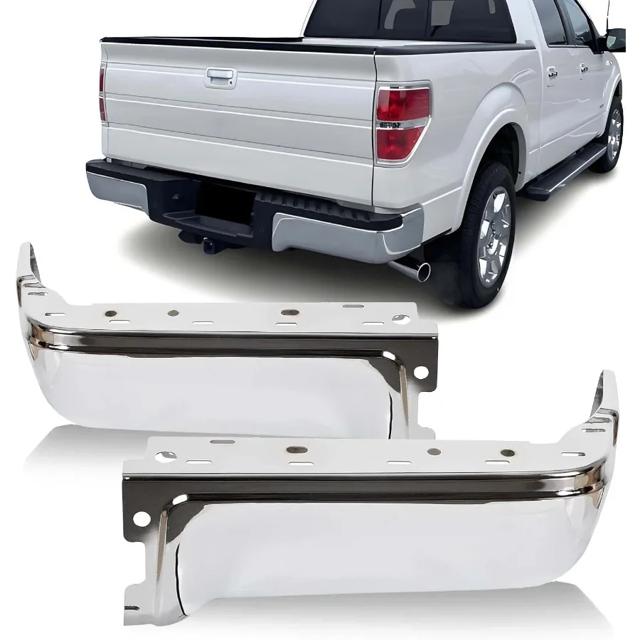 

Наконечники заднего бампера, лицевая панель для Ford F150 20092014 гг., хромированная отделка, предназначенная для повышенной эстетики и долговечности