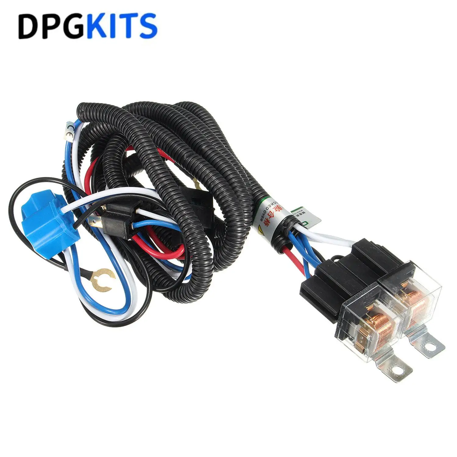 

Комплект проводки с реле и разъемом для светодиодных ламп H4 с отрицательным переключением для автомобильных фар/ламп