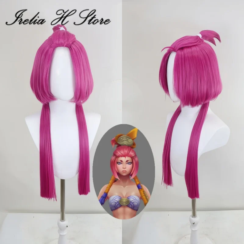 

Irelia H Store Yunara Spirit Blossom Springs from LOL Yunara's wig cosplay wig pre styled purple