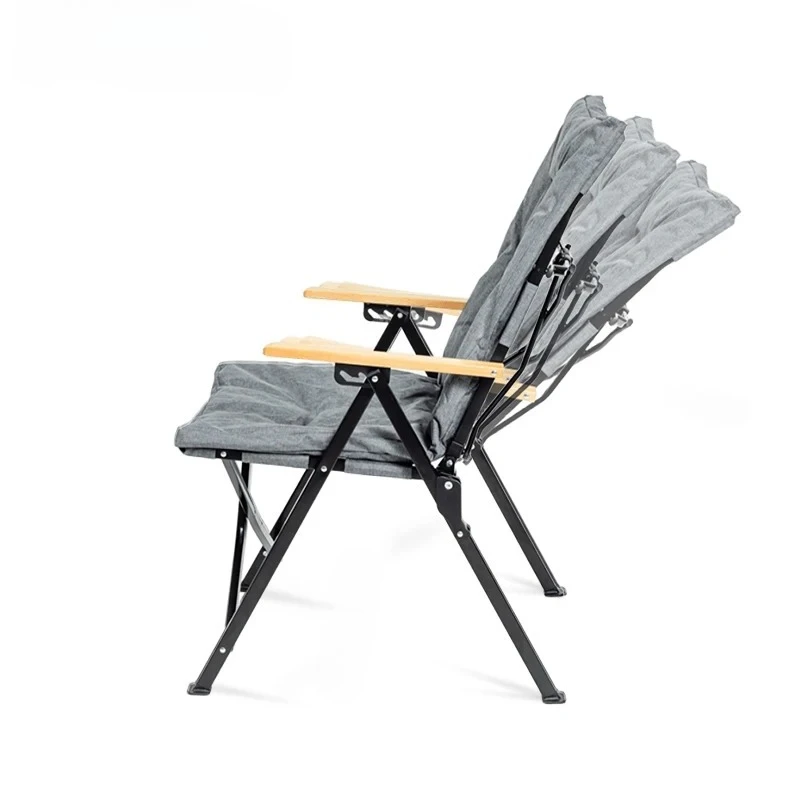 Ultralight Folding Chair, Four-position Adjustment, Easy Folding, Made of Aluminum Alloy, Suitable for Beach and Outdoor Use.