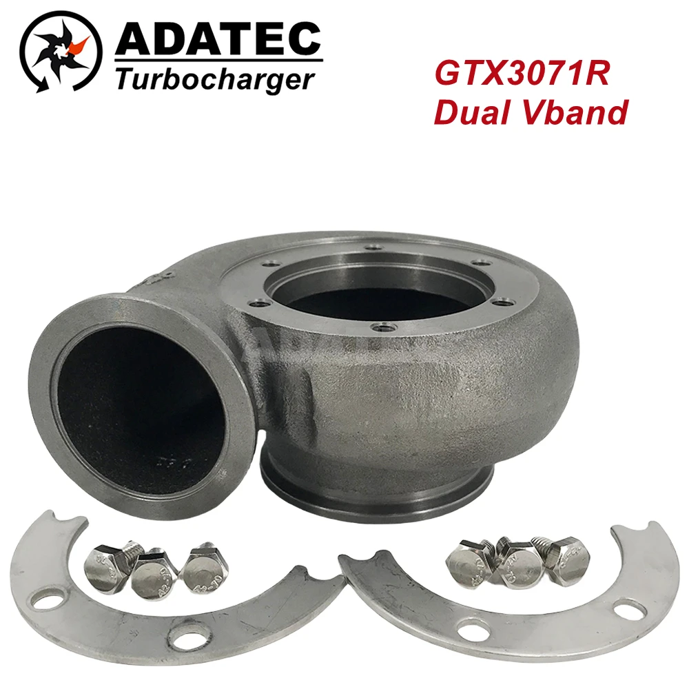 GT30 GTX30 GTX3071R Turbo Exhaust Housing 60/55mm Trim 84 Turbocharger Housing GT-Series GTX-Series Turbine Parts Dual Vband