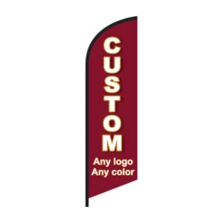 Custom Beach flag Feather Flag Graphic Customized Printing Flag Only Free Design Business Promotion Advertising Celebration