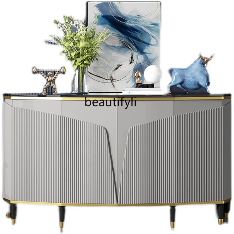 

Multi-Functional Entrance Cabinet American Sideboard Cabinet Living Room Wall Decoration Locker Home Shoe Cabinet
