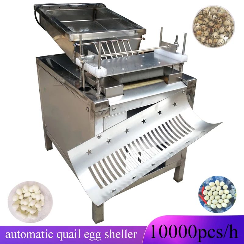 

Full Automatic Boiled Quail Egg Peeler Quail Brid Egg Peeling Machine Quail Egg Shell Remove Sheller Machine