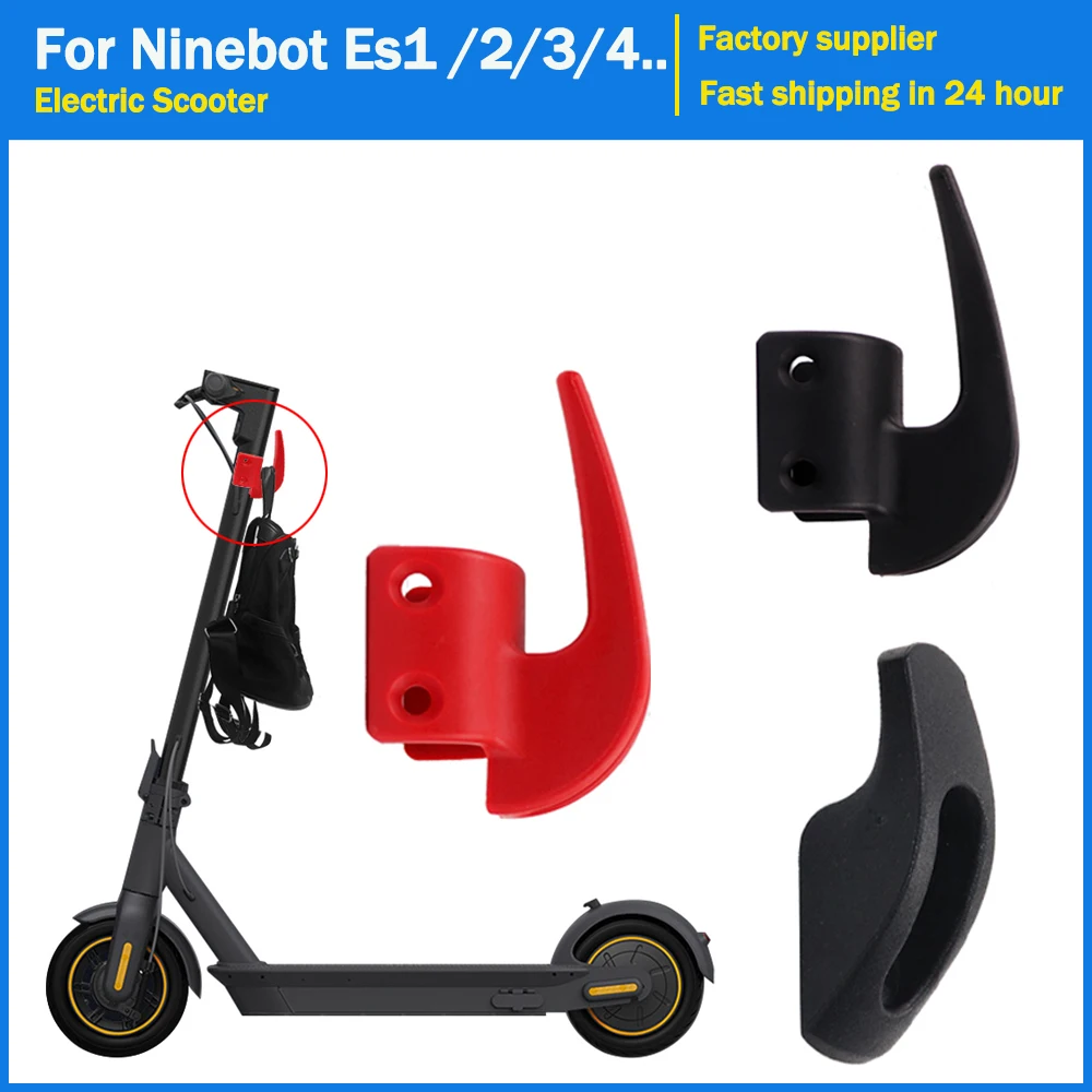 Gancio appendiabiti in Nylon per Ninebot Es1 Es2 Es3 Es4 Segway/ Max G30 G30D E-Scooter barra pieghevole appendiabiti borse portaoggetti gancio