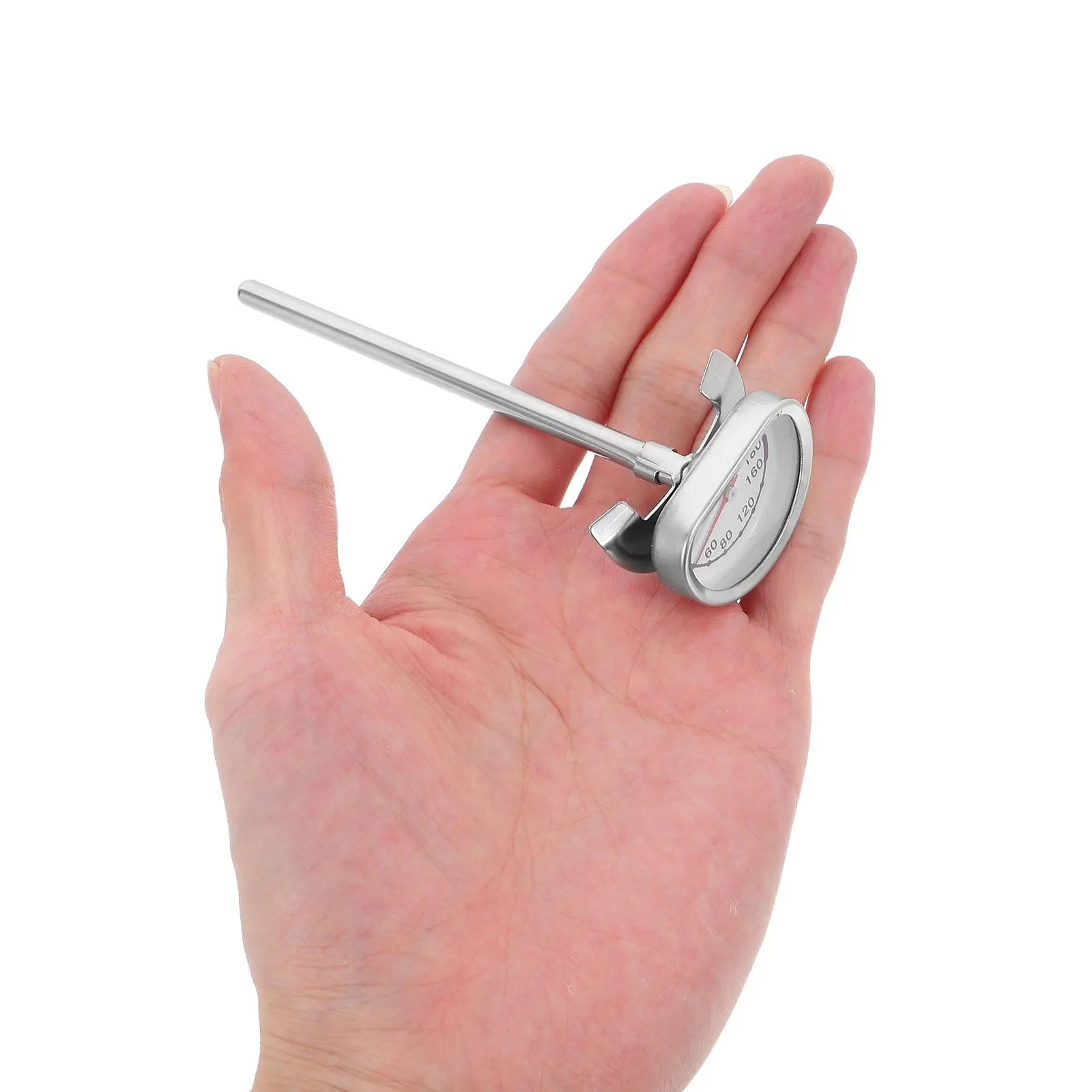 

Frying Thermometer Oil Gauge Stainless Steel BBQ Meat Temperature Probe Pot Thermometer Cooking Wide Range Stand Included