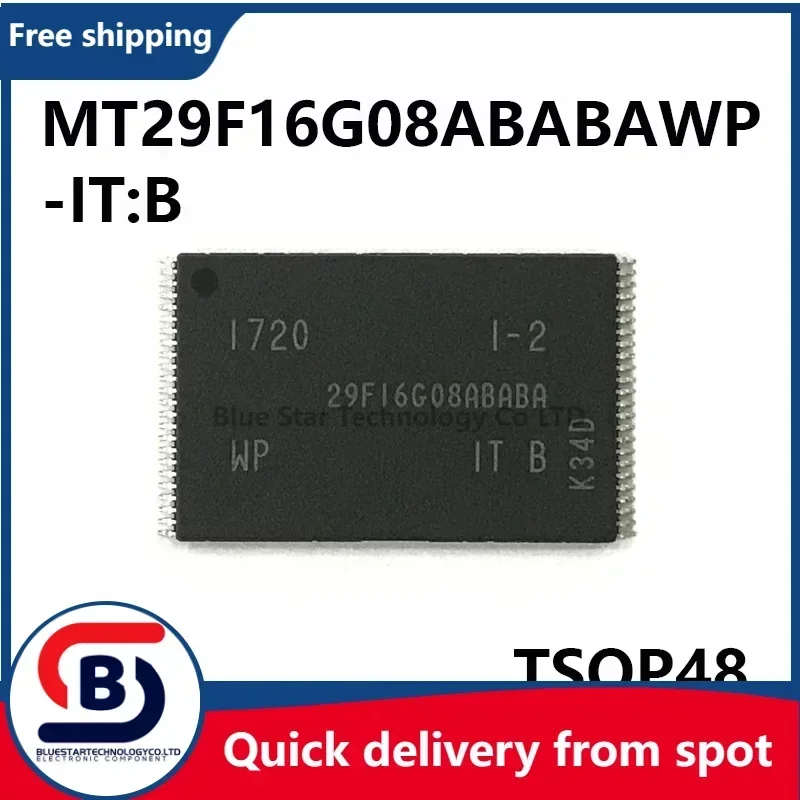 

Free Shipping 5-20pcs/lots MT29F16G08ABABAWP-IT:B MT29F16G08ABABAWP 29F16G08ABABAWP MT29F16G08 29F16G08 2GB memory In stock