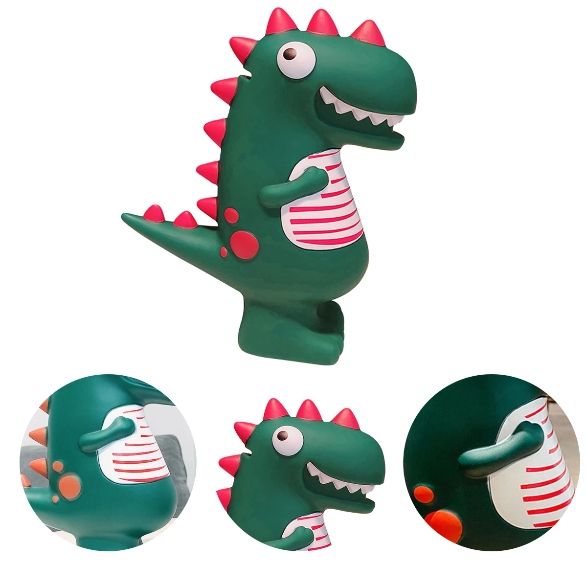 

Dinosaur Piggy Cartoon Kids Coins Container Savings Adorable Coins Jar Jar Coin Container Home Decor Kids Piggy Bank Gift