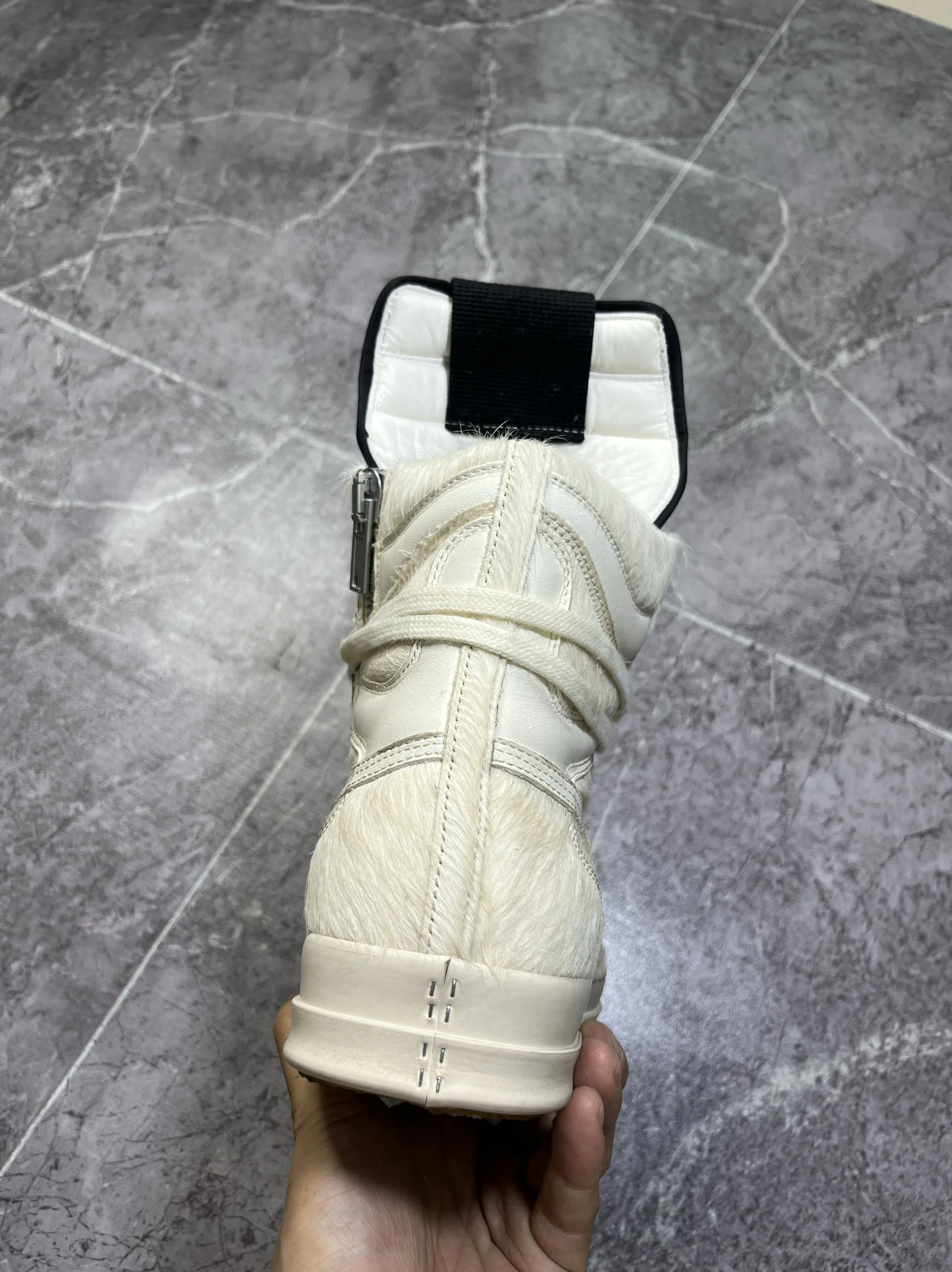 Classical Shoesking Real Fur Exclusive Handmade DunK Trainer Sneakers Boots