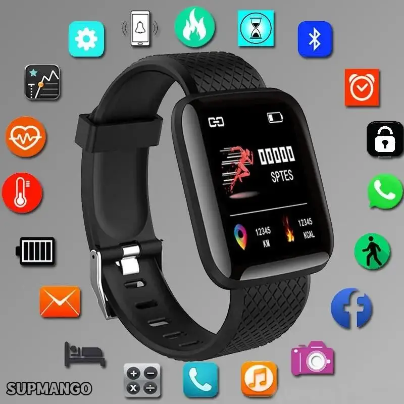 True Pedometer Chip Smartwatch With Multifunctional Connection Smartwatch Suitable For Men And Women And IOS Android