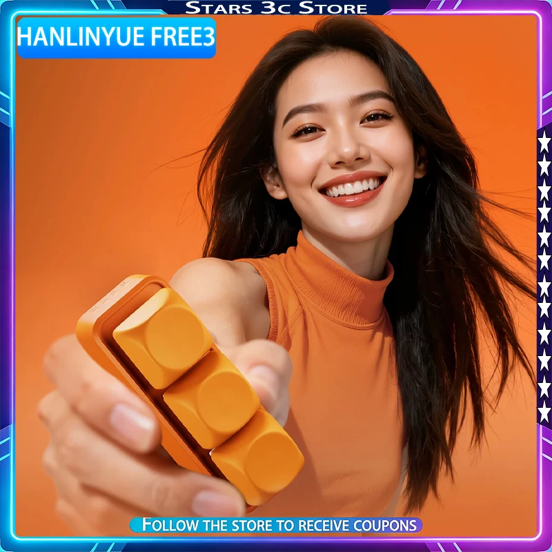 Hanlinyue Free3 Mini Keyboard Wireless E-book Reader Page Turning Tool Keyboard Supports Music Switching and Video Scrolling