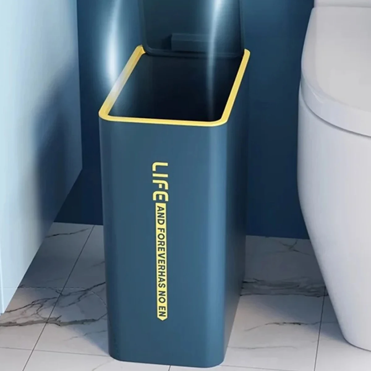 Hygienic and Stylish Toilet Trash Can with Lid and Paper Bin Trash Can  Kitchen Trash Bin