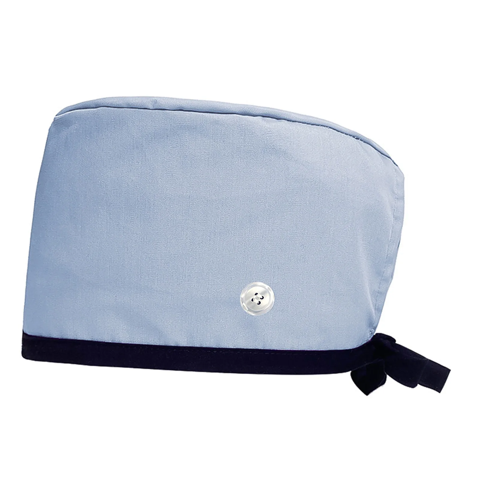 Clássico simples sólido boné cirúrgico feminino longo cabelo bandana boné dentista clínica dentária lenço masculino botão ajustável enfermeira boné