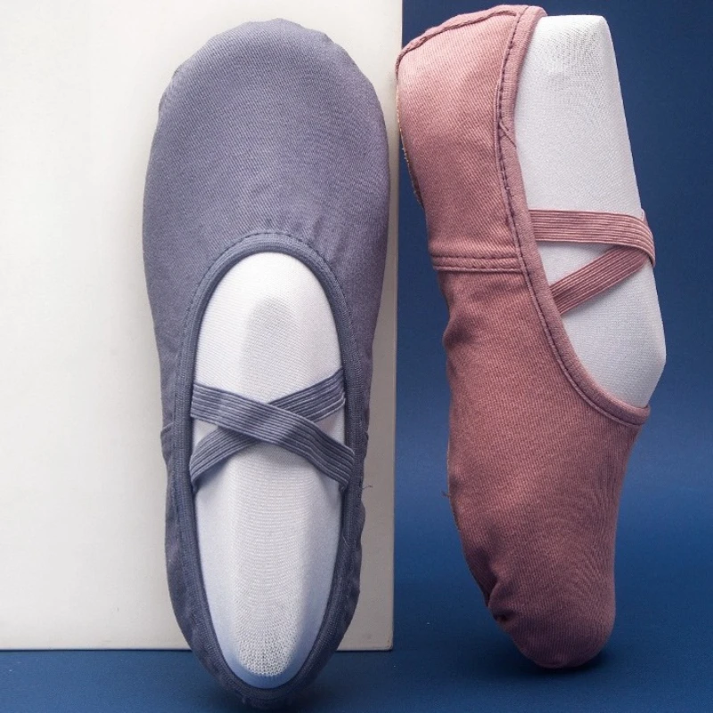 

Балетки для девочек, лирическая обувь для малышей, поворотная танцевальная обувь с разделенной подошвой