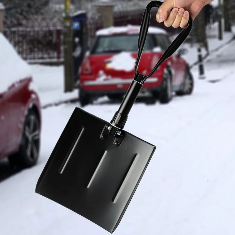 

Folding Winter Snow Shovel Winter Snow Plough Shovel Snow Shovel Car Outdoor Shovel Camping Shovel