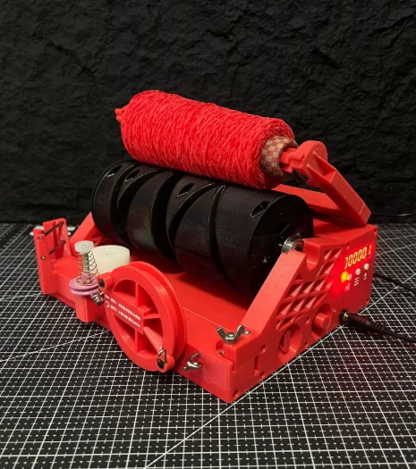 Portable Desktop Electric Yarn Rewinder Mini Yarn Winding Machine With Length Counter & Weight Detection Function