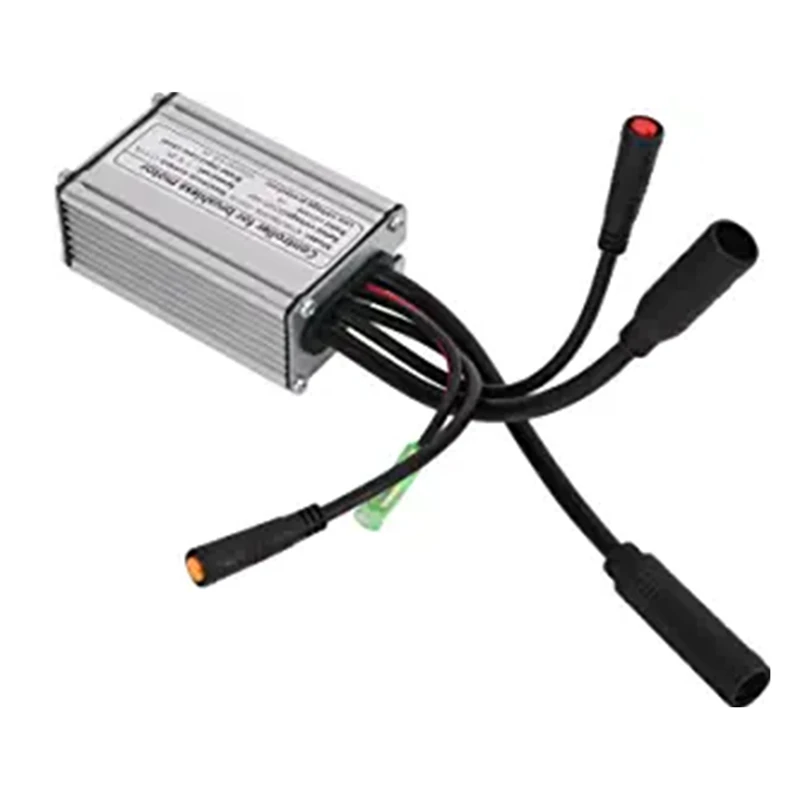 E-Bike Controller 36V / 48V 9 Tubes 15A Waterproof Connector Controller For 36V / 48V 250W Brushless Motor Spare Parts