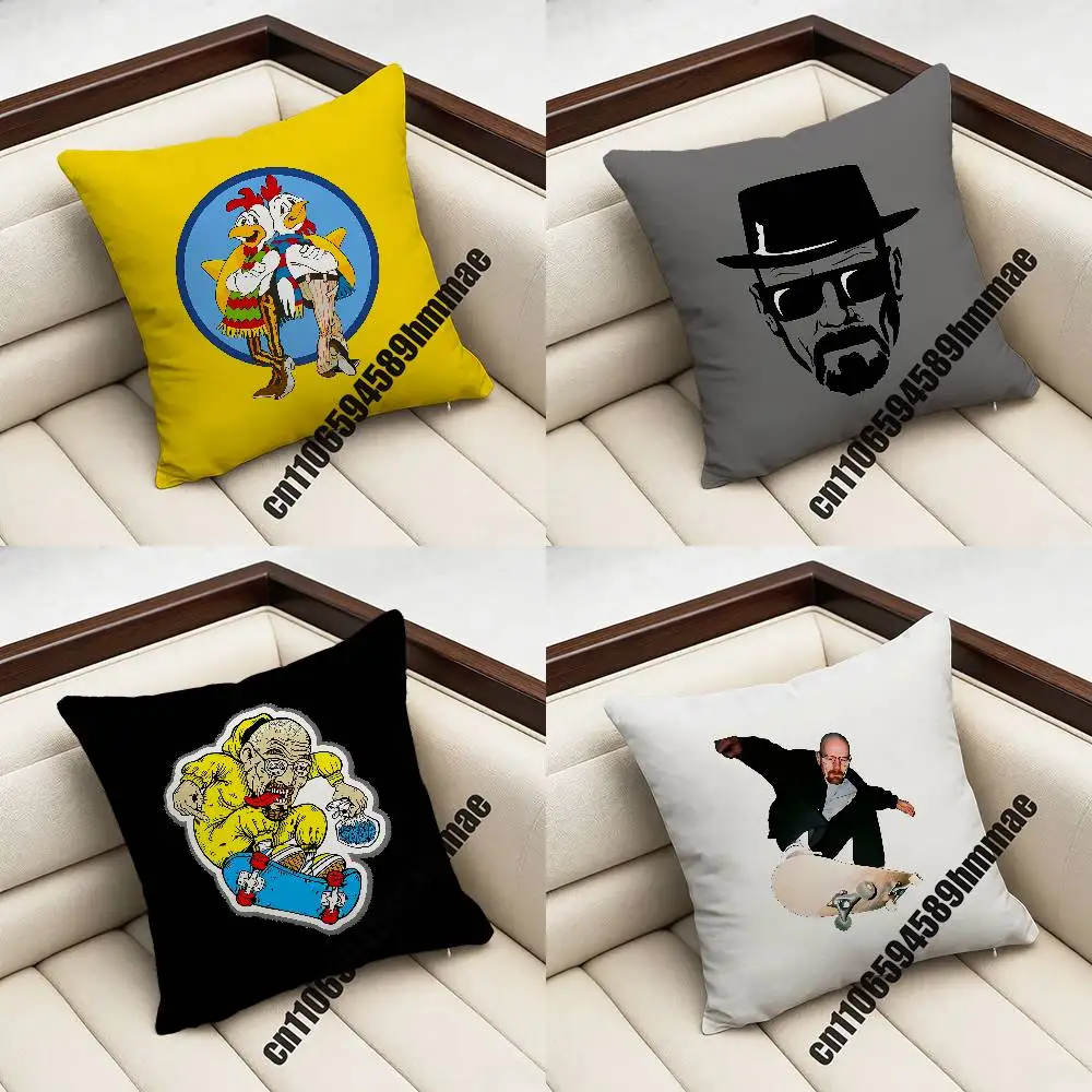 

For Bryan Cranston Walter White B-Breaking Bad Throw Pillow Case Sham 45x45cm 40x40cm Square Car Pillowcase Pad Cushion Cover