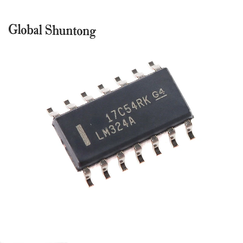 10Pcs Brand new&Original  LM324ADR  LM324A General Purpose Amplifier 4 Circuit - 14-SOIC