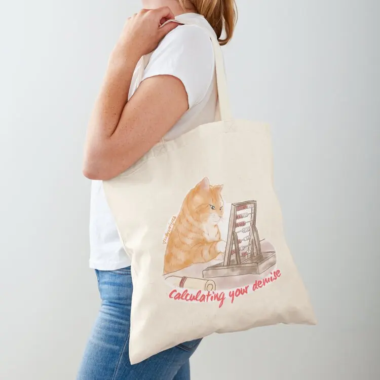 

Calculating Your Demise Tote Bag Canvas Canvas stote bag Women's tote bag Women's shopping