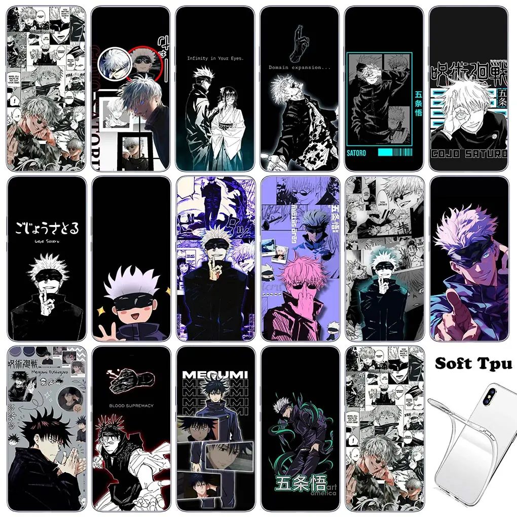 Itadori Yuji Jujutsus Gojo Satoru Kaisens Phone for Motorola Moto E22 E40 E30 G200 G13 G14 G54 G84 G85 G04 G24 One Fusion Case