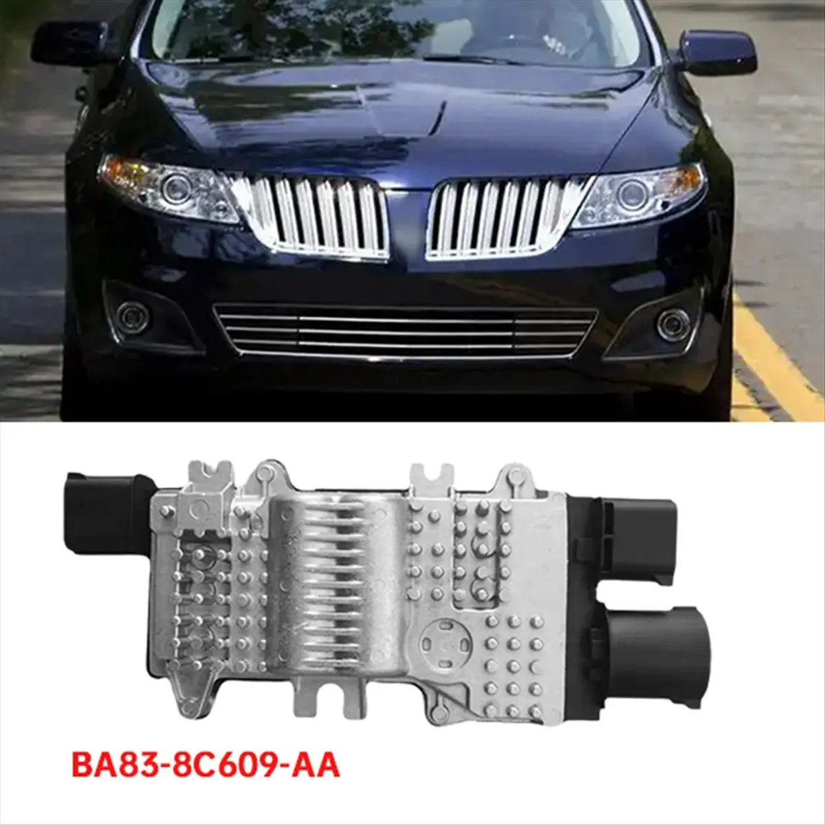 Super Sale Car Resistor Fan Motor Cooling Fan Control Module BA83-8C609-AA for Ford Taurus Lincoln MKS 3.5L 2010-2012 BA838C609A