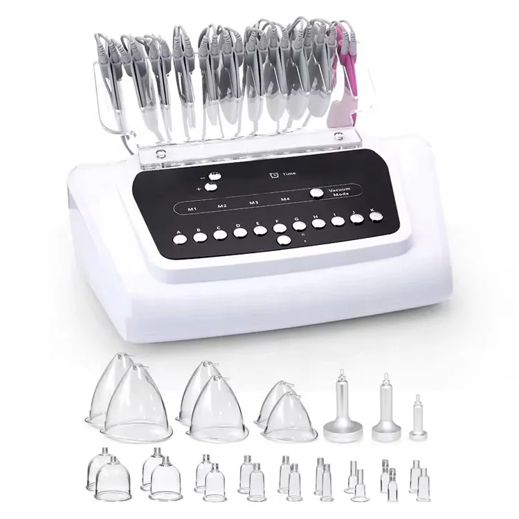 

Russian Waves EMS Vacuum Therapy Cupping Gua Sha Body Massage Machine Breast Enlargement for Lymphatic Drainage