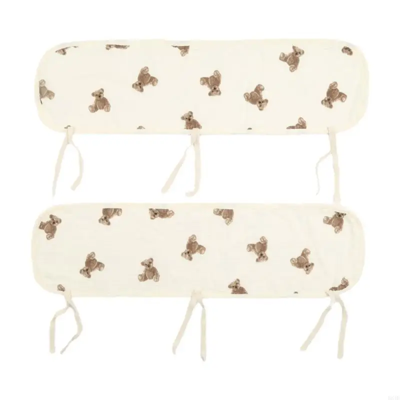 

Wrapped Cover Teething Guard Baby Crib Cover Protector Set 4Pcs