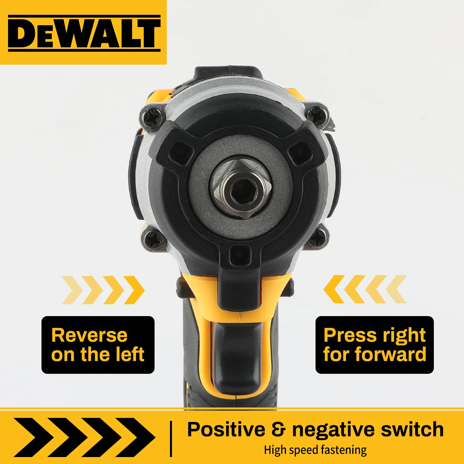 DEWALT DCF921 20V Max 1/2" draadloze slagmoersleutel: variabele snelheid biedt schroef voorzien van verschillende bevestiging en houtgerelateerde taken.