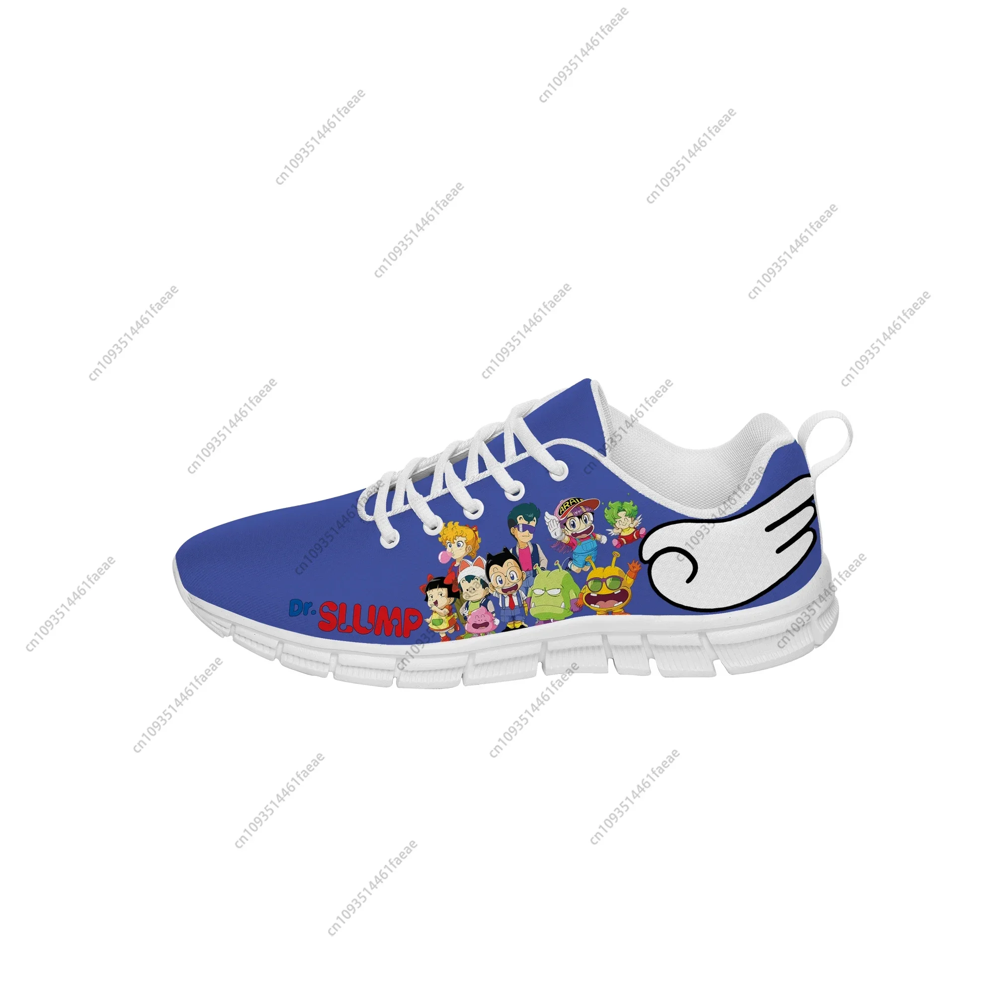 Кроссовки из японского аниме Манга с героями мультфильмов Arale Dr Slump, мужские и женские повседневные белые туфли для подростков, обувь для косплея с 3D принтом на заказ