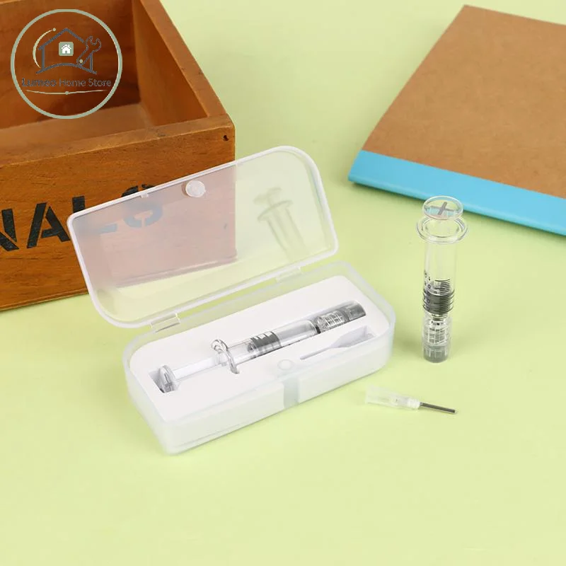 Glass Syringe Borosilicate Glass Construction Prefillable Syringe Multiple Capacities For Precise Laboratory Injection Scene