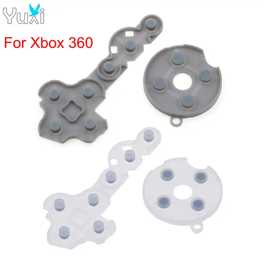 YuXi 1 Set Conductive Rubber Pad Contact Pad For Xbox 360 Controller Silicone Button Repair Parts