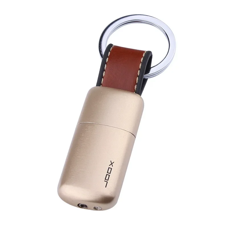 Portable Mini Keychain Inflatable Lighter Flint Air Pocket Pendant Leathers Lighter Men\'s Cigarette Accessories Dropshipping