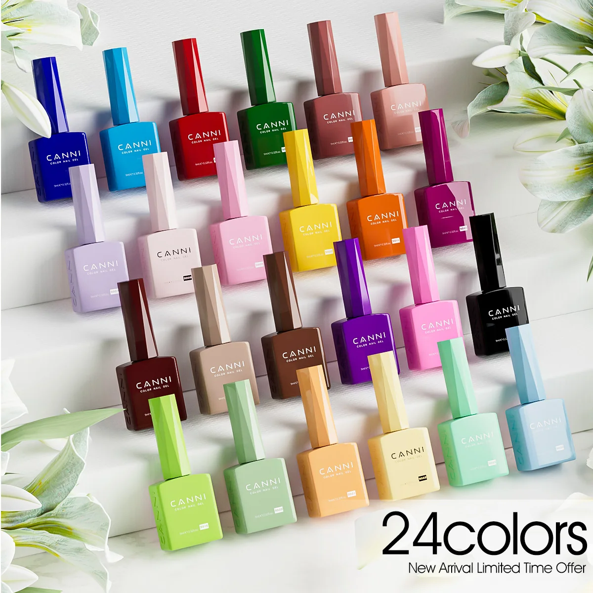 CANNI HEMA FREE Nagelgellack VIP Kit Farbkarte Diamond Top Coat 30 Stück/Set 9 ml Soak Off UV LED Nagelmaniküre CC1 bis CC7 Kit – Detail 12