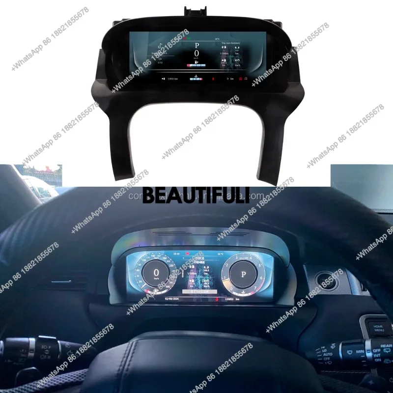 

12,3-дюймовый автомобильный спидометр, виртуальный приборный кластер для Land 2012-2019, обновление приборной панели ЖК-дисплея