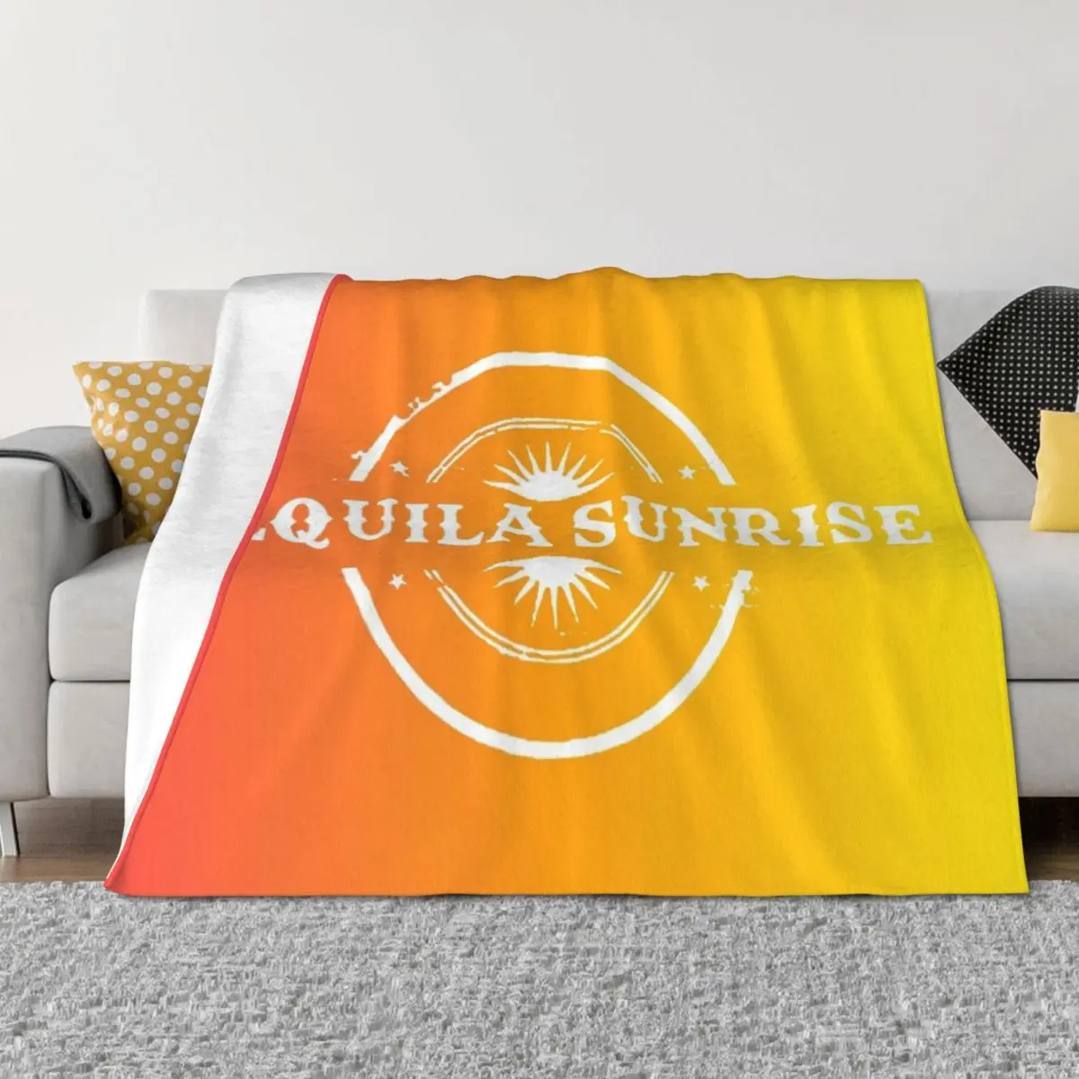 

Tequila Sunrise Throw Blanket Bed Luxury St Thermals For Travel Thin Blankets