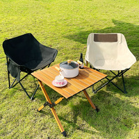 Outdoor Folding Chair Portable Field Camping Fishing Stool Picnic Moon Chair Art Student Sketch Chair Recliner
