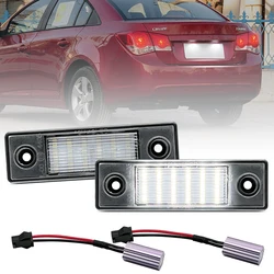 2Pcs For Chevrolet Cruze 2011-2015 Spark 2016-2022 White LED Number License Plate Light Replace OEM 95270497