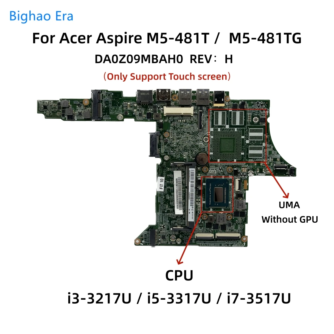 DA0Z09MBAH0 For Acer Aspire M5-481G M5-481PTG M5-481TG M5-481PT